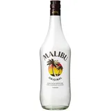 Malibu Caribbean Rum – Fruchtiger Likör auf Rum-Basis mit natürlichem Kokosaroma – Leichte Spirituose, ideal für Longdrinks oder Cocktails – 1 x 1 l