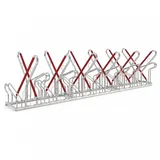 Wsm Fahrradständer 2522 XBF, zur Bodenmontage, Einstellparker, Breite 324cm, für 12 Fahrräder