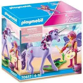 Playmobil Fairies Einhorn mit Schmück-Fee 70657