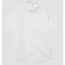 s.Oliver Kurzarmhemd im Slim Fit - weiß - 134/140