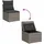 vidaXL Garten-Lounge-Set 8-tlg. grau