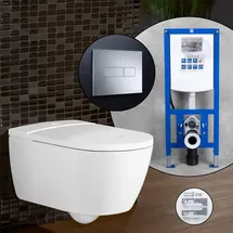 Villeroy & Boch ViClean-I 100 mit WC-Sitz Weiß
