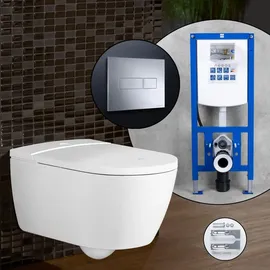 Villeroy & Boch ViClean-I 100 mit WC-Sitz Weiß