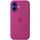 Apple iPhone 16 Silikon Case mit MagSafe fuchsia