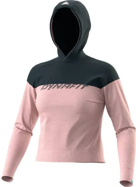 DYNAFIT Damen Kapuzensweat 24/7 DRIRELEASE HOODY W, pale rose/3010, L