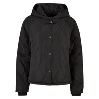 URBAN CLASSICS Oversized Diamond Quilted Jacke, Black, 3XL