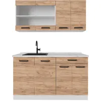 Vicco R-Line, Goldkraft 140 cm ohne Arbeitsplatte ohne E-Geräte