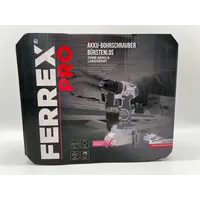 FERREX PRO 20V Akku-Bohrschrauber Brushless, 65 Nm, 2-Gang-Getriebe, LED-Licht,