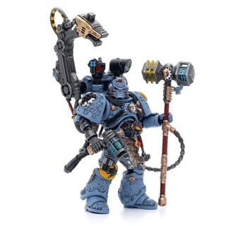 JoyToy Bloomage Tech - WH 40K - Weltraumwölfe Eiserner Priester Jorin Fellhammer 1/18 Af