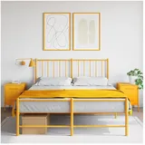 vidaXL Nachtschrank 2 Stk. 36 x 39 x 50,5 cm Senfgelb