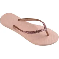 Havaianas Damen Slim Glitter Flourish Zehentrenner,Rosa (Golden Blush),35/36 EU - 35/36 EU