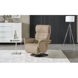HIMOLLA Relaxsessel 7628 Leder 83 x 107 x 88 cm Beige