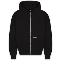 bazix republiq Super Heavy Blank Zip-Hoodie - Schwarz - XS