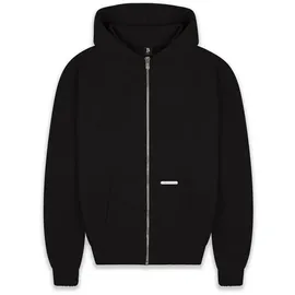 bazix republiq Super Heavy Blank Zip-Hoodie - Schwarz - XS