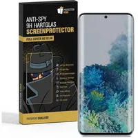 PROTECTORKING Blickschutz 9H Panzerhartglas für Samsung Galaxy S20