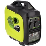 Könner & Söhnen Stromerzeuger KSB 22i S, 2,00 in kW, (Superleiser Inverter-Generator für empfindliche Geräte, 1-tlg., 2.0 kW, 62 dB(A), mit Sparmodus (ECON-MODUS) und Griff), Schalldämmgehäuse, Reine Sinuswelle, Mikroprozessor, EURO V