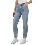 Stooker Women 5-Pocket-Jeans DAVOS Jogg Edition Jeeans Boyfriendjeans Casual Clean Wash Denim Jeans für Damen blau 40