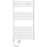 luxebath ECD Germany Badheizkörper Elektrisch 750x1200mm Weiß Gerade mit Heizstab 1200W