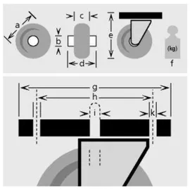 BS Rollen GmbH Lenkrolle 25 mm
