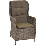 Merxx Riviera Hochlehner 83 x 66 x 110 cm grau