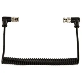 Shape SH10BN - 10" Coil SDI Cable BNC 90 Degree Connectors