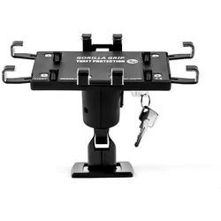 Gripzo Universal Tablet Halterung Diebstahlschutz abschließbar 7-11 Zoll, schwarz