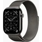 Apple Watch Series 11 GPS + Cellular 46mm Titan schiefer mit Milanaise-Armband M/L Schiefer