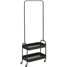 Homcom Garderobenständer Schwarz