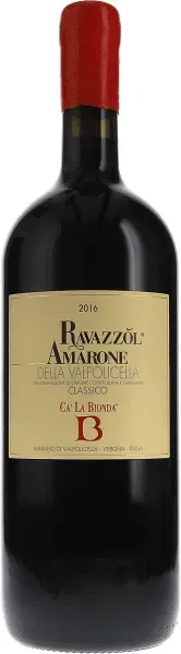 Ravazzol Amarone della Valpolicella Classico DOCG Ca ́ La Bionda 2019 BIO