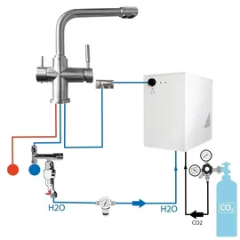 BieTal Tafelwassergerät BieTal BT-30U silber