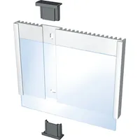 Durable Türschild INFO SIGN Metall silber DIN A6 quer