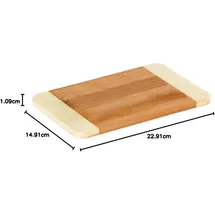 KESPER Frühstücksbrettchen Holz 1 23 x 15 cm Braun