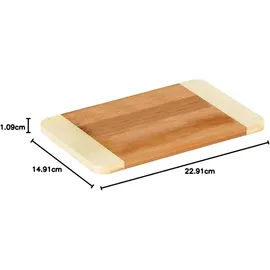 KESPER Frühstücksbrettchen Holz 1 23 x 15 cm Braun