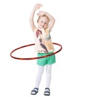 Hoopomania Hula-Hoop-Reifen Glamour Kinder Hula Hoop, Ø60cm, Rot-Orange orange|rot Ø 60 cm