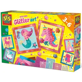 SES Creative Glitzerkunst Bastelset pink ohne Kleckern