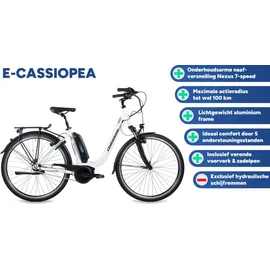CHRISSON E-Cassiopea 28 Zoll RH 50 cm Damen weiß matt