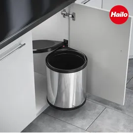 HAILO AS Mono 15 l edelstahl/schwarz