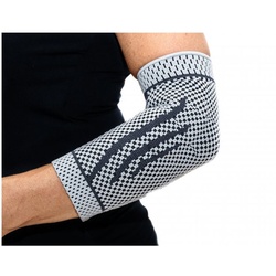 Antar Ellenbogenbandage mit Silikonverstärkungen sorgen für eine leichte Kompression am Ellenbogen 1 St grau