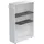 VCM Holz Badschrank Nischenregal Nilari 61 x 20 x 45 cm Braun/Weiß
