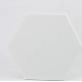 INF 20 Stück Akustikplatten mit Klebstoff - Weiß - Weiß