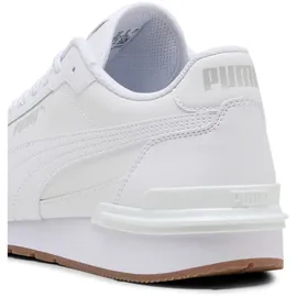 Puma ST Runner v4 L weiß, Größe 44 1⁄2 - PUMA white/glacial gray/gum 44.5