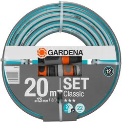 Gardena Classic - Schlauch - mit Wasserstopp