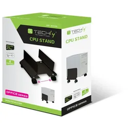 Techly ICA-CS 34 Multimediawagen & -ständer Schwarz PC Multimedia-Wagen
