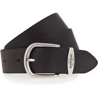Mustang Gürtel Classic Women Leather Belt W100 Dark Brown