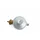 Paella World Gasdruckminderer 50 mbar Aluminium silberfarben