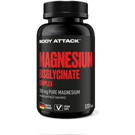 Body Attack Magnesium Bisglycinate COMPLEX 120 Kapseln
