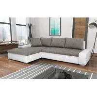Beautysofa Ecksofa TEO mit Schlaffunktion, Schlafecke - Sofa Webstoff
