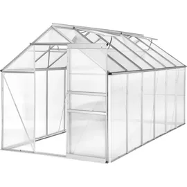 Tectake Gewächshaus Alu HKP 4 mm 6,93 m2