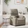 vidaXL Relaxsessel Modell 25 Kunstleder 99 x 99 x 99 cm Cappuccino-Braun mit verstellbarer Rückenlehne