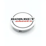 1x Original Borbet Nabendeckel | Felgendeckel | Nabenkappe Silber Alu Gebürstet Center Cap Deckel NEU! 56mm